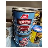 Rust stop medium great enamel paint 4 gal
