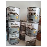 Varathane wood stain (8) 1/2pts