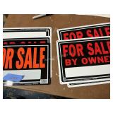 For Sale signs, metal