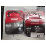 2 Oregon saw chains
