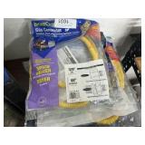 9 packages of gas lines, varying lengths and sizes
