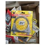 Muffler clamps straight top plates and pulleys