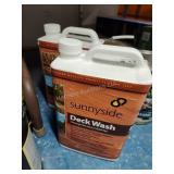 Deck wash 1 gal one partial