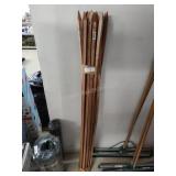 Wood stakes