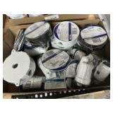 Metal electrical boxes and lamp holders