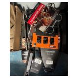 Grill utensils, basket and other