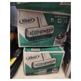 2 boxes Kleensweep sweeping compound