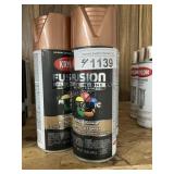 Metallic copper, 4 cans