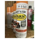 Husqvarna orange, 4 cans
