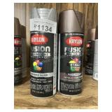 Hammered silver, metallic dark copper