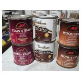 Wood stain (6) 1/2pts