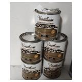 Varathane wood stain (5) 1/2pts
