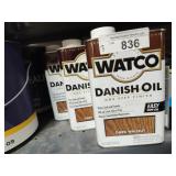 Danish oil 3 qts
