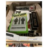 Indoor Adhesive Signs