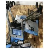 4 bike racks and other items