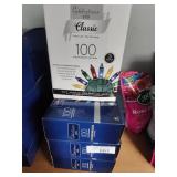 Christmas lights 8 boxes - multi colored