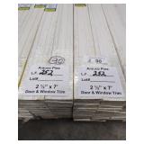Arauco pine door and window trim 504 LF