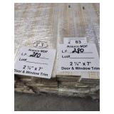 Arauco MDF door and window trim 560LF