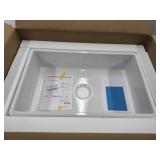 Elkay 30in fireclay farmhouse sink white