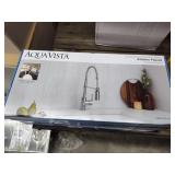 Aqua Vista pull down kitchen faucet chrome