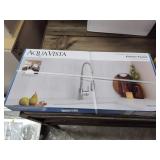 Aqua Vista pull down kitchen faucet chrome