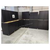 Midnight Black Shaker 14 pc kitchen cabinet set