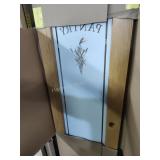 Glass pantry door 24 x 80in