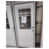 1/2 mini blind 32x80 4-9/16 jamb LH swing door