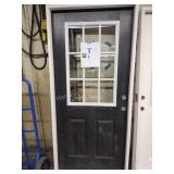 9 lite 36x80 4-9/16 jamb LH swing door