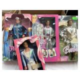 4 Assorted Ken Dolls