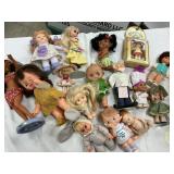 Group Plastic Dolls