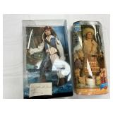 2 Dolls - Davy Crockett & Jack Sparrow