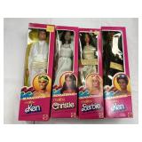 4 Barbie Dolls - 1980s Sunsational