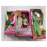3 Assorted Barbie Dolls - Skipper