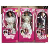 3 Barbie Friends Dolls - 1982