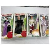 4 Disney Dolls - Cinderella & Snow White