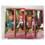 4 Barbie Dolls - 1980s