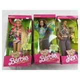 3 Barbie Dolls - Totally Hair