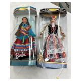 2 Barbie Dolls  - Poland & Peru