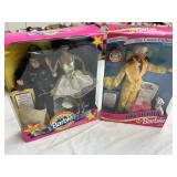 2 Barbie Dolls - Police & Fire Fighter