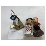 3 Figures - Hank Aaron & Bobble Heads