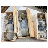 3 Knowles Porcelain Dolls- Fairy Tale