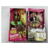 2 Assorted Barbie Dolls