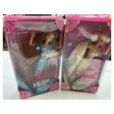 2 Barbie Dolls - Jeweled Hair Mermaid