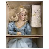Franklin Porcelain Doll - Sleeping Beauty