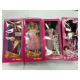 4 Barbie Dolls - 1980s
