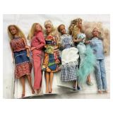 6 Assorted Dolls
