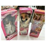 3 Assorted Barbie Dolls