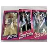 3 Assorted Barbie Dolls