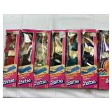 7 Sun Gold Malibu Barbie Dolls
